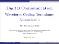 Waveform Coding Techniques Numerical 3