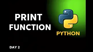 Python Print Function Explained Day 2 Python for Beginners Sep and end parameter in python