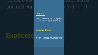 Python Interview Questions List Comprehension 8