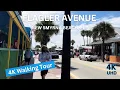 4K Walk along Flagler Avenue New Smyrna Beach FL