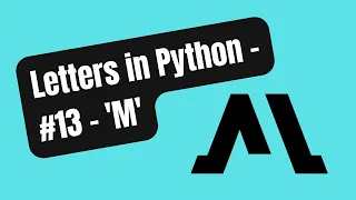 Make the letter M in Turtle
