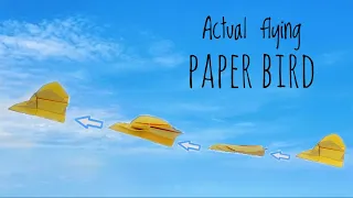 Download How to make Origami Bird that can flap its Wings | Origami paper Bird MP3