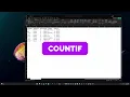 How to Use COUNTIF Function in Excel Google Sheets