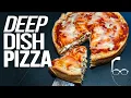 Download Lagu EASY HOMEMADE DEEP DISH PIZZA RECIPE | SAM THE COOKING GUY 4K