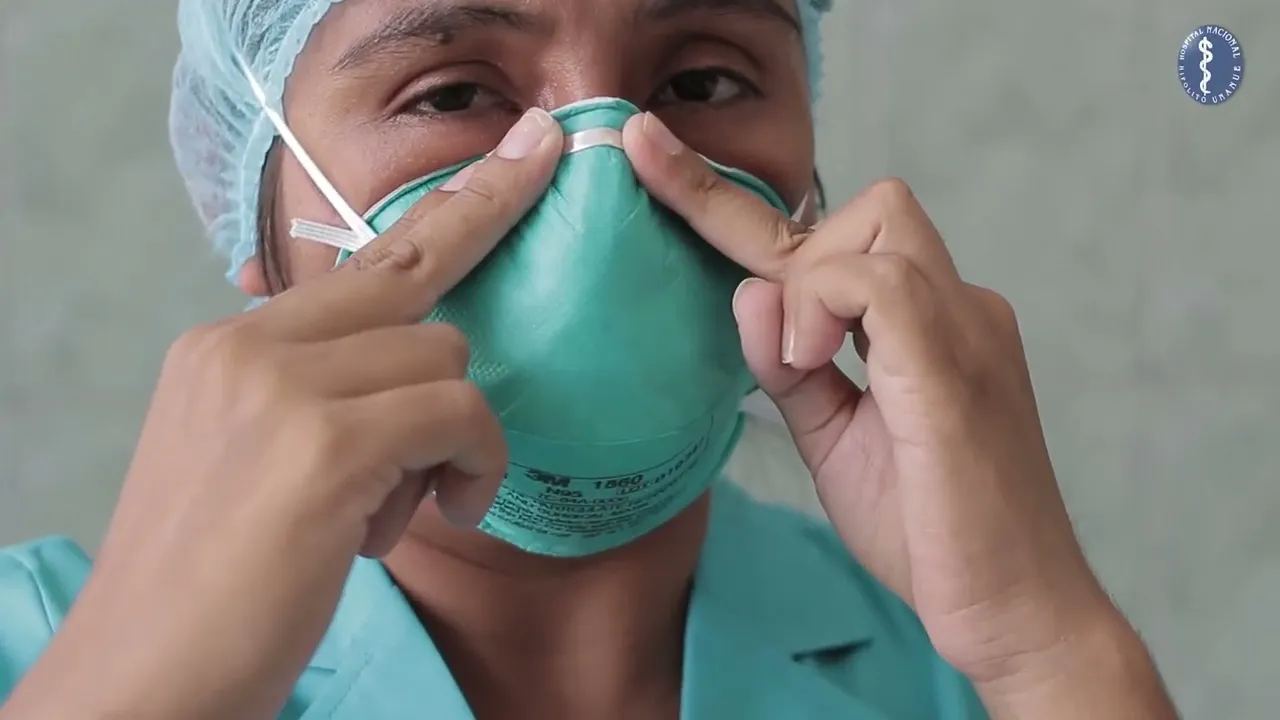 Colocación Correcta del Respirador N95