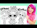 Coloring Kindi Kids L O L Surprise Dolls Lalaloopsy Coloring Pages