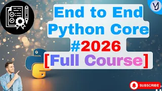 Python Full Course 2026 Complete Python Tutorial for Beginners to Advanced
