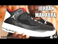 JORDAN MAX AURA 2- UNBOXING REVIEW AND ON FOOT GREY NBA PROTEST