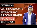 Databricks Associate Developer for Apache Spark Practice Test Questions - Part 32