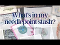 A Tour of My Needlepoint Canvas Stash First YouTube