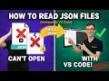 How to Read JSON Files Notepad or VS Code