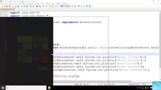 43 AWT Using MouseListener Hindi Tech-Gram