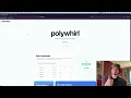 I Built a Full Stack React Python App LIVE on Stream - polywhirl app Demo Self-taught Programmer