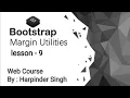 Bootstrap CSS Margin Classes Tutorial in Hindi