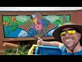 Painting a Mural in Florida
