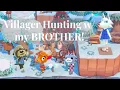 Hunting for Winter Villagers with My Brother - ACNH