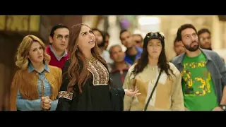 انبهار نيللي بشخصية خالتو صباح   وشيماء سيف عاملة من بولندا دندنها