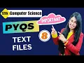 Previous Year Questions Text Files Part - 8 Data File Handling PYQs Class 12 Computer Science