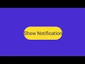 how to create notification in Aide android studio