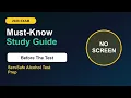 ServSafe Alcohol Test Prep 2026 50 Must-Know Topics Before the Test Study Guide
