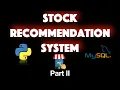 How to build a Stock Recommendation System with Python - Part II MACD Golden Cross and RSI Signals