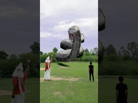 लड़के के पीछे पड़ा एनाकोंडा 😱एक हनुमान भक्त की कहानी 🚩🙏#shortvideo #trending #viralvideo #shorts