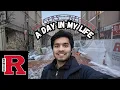 A Day in the Life of a Rutgers University Student Last semester struggles