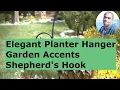 LOWES Fancy Shepherd s Hook Metal Hanging Planter