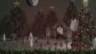 spooky dark christmas background - halloween christmas ambience