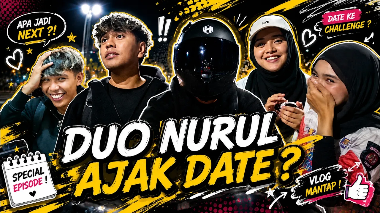 DUO NURUL AJAK HANRIEV KELUAR DATE!! RIDE MOTOR CIPTA KENANGAN BERSAMA!!