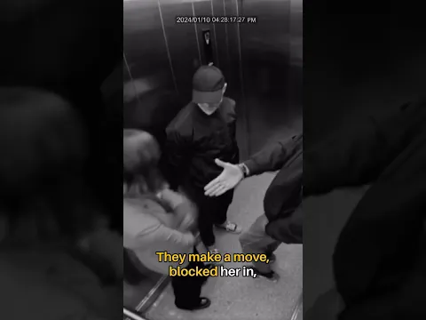 She got into the wrong elevator..