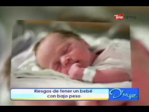 Riesgos de tener un bebé con bajo peso