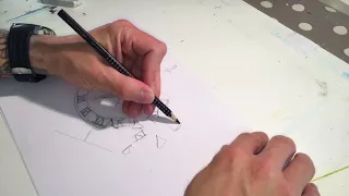 Sketchbook No 1 Broken Clock