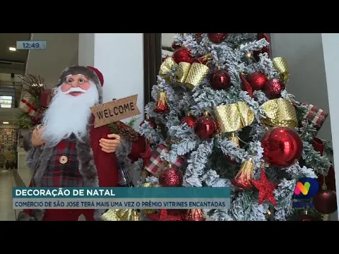Natal: comércio de São José terá mais uma vez o prêmio Vitrines Encantadas