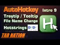 AutoHotkey Intro 9 - Hotstrings Mass File Name Changing URLdownload