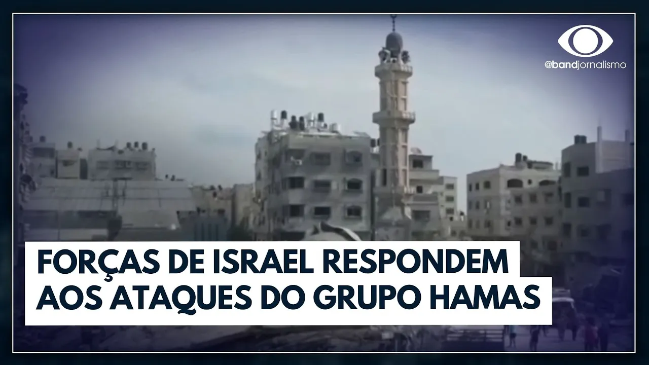 Após ataque do Hamas, Israel retoma áreas invadidas | Jornal da Band