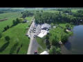 Pine Cradle Lake Aerial Tour in Rome PA
