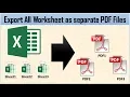 Export all Excel Worksheets in separate PDF files