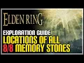 All Memory Stone Locations Elden Ring
