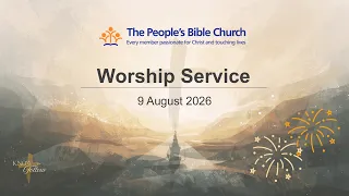 TPBC Worship Service 9 August 2026