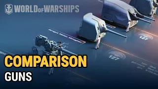 weighing up weaponry american main battery guns world of warships