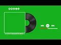 Download Lagu Animated CD Player and Audio Spectrum Green Screen