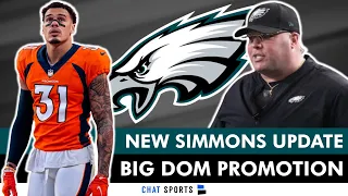 JUST IN NEW Justin Simmons UPDATE In Eagles Free Agency Big Dom DiSandro Gets Promoted