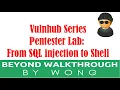 Cyber Security Ethical Hacking Vulnhub Pentester Lab From SQL injection to Shell