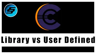 Library vs User Defined Functions - C Programming