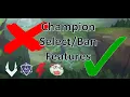 Select and Ban Phase for Third Party Apps