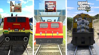 Comparing Train in Every Gta Games😱 Which is Best Train?🚂🤔 Funny Story Video😂 Ibd3d New Update🤩 #1