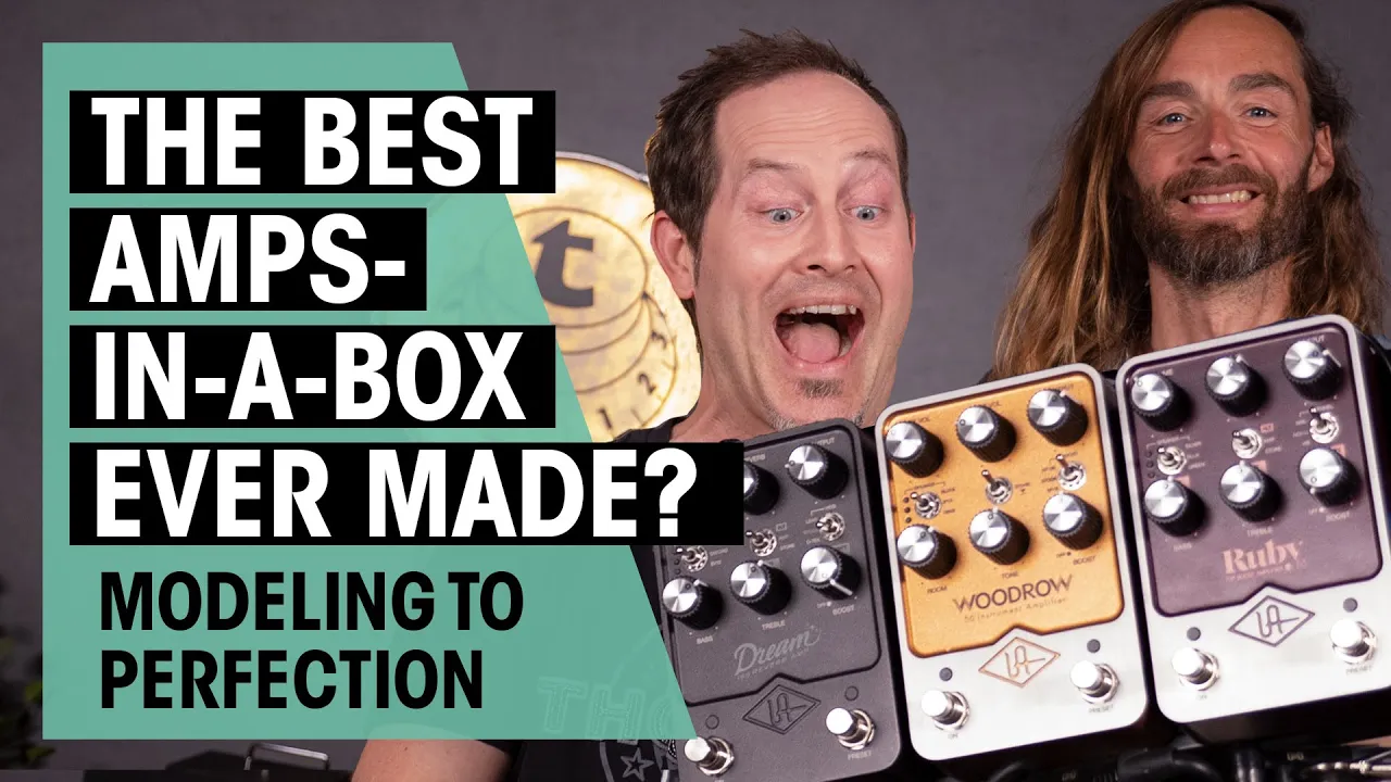NEW UAFX Dream, Woodrow and Ruby Preamp Pedals | Tore Mogensen | Universal Audio | Thomann