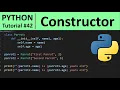 Python Tutorial - Constructor in Python Programming for Beginners