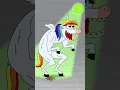 Lagu Halloween Unicorn...Werewolf?! 🌕 (Animation Meme) #boyanddragon #shorts